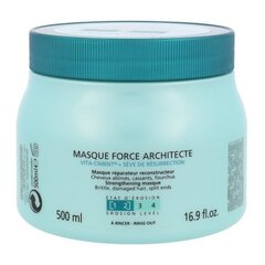 Atkuriamoji plaukų kaukė itin pažeistiems plaukams Kerastase Resistance Masque Force Architecte 500 ml kaina ir informacija | Priemonės plaukų stiprinimui | pigu.lt