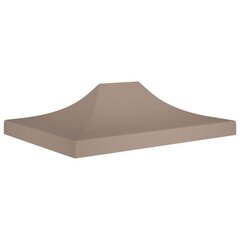 Proginės palapinės stogas, taupe spalvos, 4x3m, 270 g/m² цена и информация | Беседки, навесы, тенты | pigu.lt