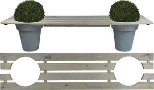 Мебель для балкона 421292 Esschert Design Planter Bench 180 cm NG71 цена и информация | Садовые скамейки | pigu.lt