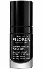 FILORGA Global-Repair Eyes&amp;Lips kremas odai aplink akis ir lūpas 15 ml kaina ir informacija | Paakių kremai, serumai | pigu.lt