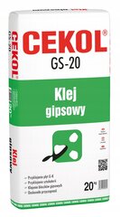 Gipso klijai gipso kartono plokštėms GS-20 10 kg kaina ir informacija | Klijai | pigu.lt