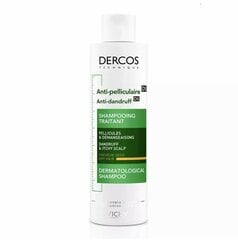 Vichy Dercos Anti-Dandruff Advanced Action шампунь 200 мл цена и информация | Шампуни | pigu.lt