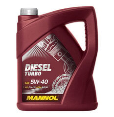 Mannol alyva Diesel Turbo 5W-40, 5L kaina ir informacija | Variklinės alyvos | pigu.lt