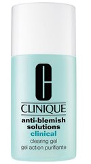 Gelis nuo spuogų Clinique Anti-Blemish Solutions Clinical 30 ml kaina ir informacija | Veido aliejai, serumai | pigu.lt