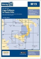 Imray Chart M19: Capo Palinuro to Punta Stilo New edition kaina ir informacija | Knygos apie sveiką gyvenseną ir mitybą | pigu.lt