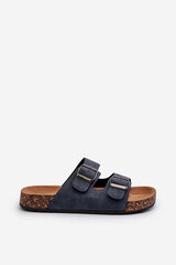 Men's Cork Sole Flip Flops Navy Rosawia 30979-R цена и информация | Мужские шлепанцы, босоножки | pigu.lt