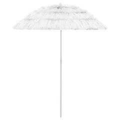 Paplūdimio skėtis, baltos spalvos, 180cm kaina ir informacija | Skėčiai, markizės, stovai | pigu.lt