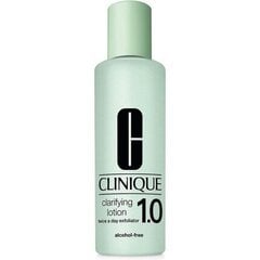 Šveičiamasis veido losjonas Clinique Clarifying Lotion 1.0 Twice A Day Exfoliator 200 ml kaina ir informacija | Veido prausikliai, valikliai | pigu.lt