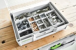 Festool Plastikiniai konteineriai Box 100x100x68/6 204860 kaina ir informacija | Įrankių dėžės, laikikliai | pigu.lt