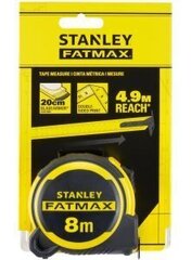 Matavimo juosta BANDMASS FatMax BladeArmor STANLEY 8m / 32mm FMHT33102-0 kaina ir informacija | Mechaniniai įrankiai | pigu.lt