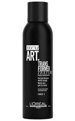 Plaukų gelis-putos L'Oreal Professionnel Tecni Art Trans Former Texture Multi-Use Gel-To-Foam Force 3, 150ml kaina ir informacija | Plaukų formavimo priemonės | pigu.lt