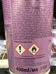 Sniezka juodas greitai džiūstantis emalio purškiklis 400 ml kaina ir informacija | Lakai, skiedikliai | pigu.lt