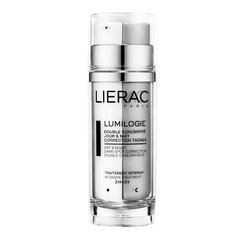 Dvigubo poveikio veido serumas Lierac Lumilogie Day &amp; Night Dark-Spot Correction 30 ml kaina ir informacija | Veido aliejai, serumai | pigu.lt