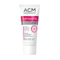 ACM Dépiwhite Whitening Peel-Off Mask - Lightening peeling mask 40 мл цена и информация | Маски для лица, патчи для глаз | pigu.lt