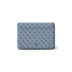 Чехол Guess sleeve GUCS16P4TB 16” blue 4G Triangle цена и информация | Рюкзаки, сумки, чехлы для компьютеров | pigu.lt