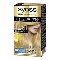 Ilgalaikiai plaukų dažai Syoss Olio Intense Nº 10.00 kaina ir informacija | Plaukų dažai | pigu.lt