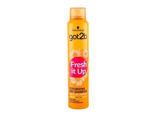 Сухой шампунь Schwarzkopf Got2b Fresh It Up Texturizing 200 мл цена и информация | Шампуни | pigu.lt