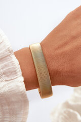 Elastic Women's Stainless Steel Bracelet Gold 31290-uniw цена и информация | Женские браслеты | pigu.lt