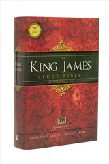 KJV Study Bible, Large Print, Hardcover, Red Letter: Second Edition Large type / large print edition, KJV Study Bible, Large Print, Hardcover, Red Letter Edition Large Print (11pt), Center Column kaina ir informacija | Dvasinės knygos | pigu.lt