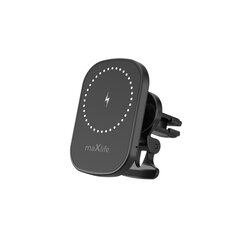 Maxlife car holder for air vent MXCH-16 magnetic with wireless charging black 15W kaina ir informacija | Telefono laikikliai | pigu.lt