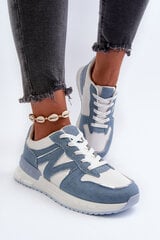 Women's Denim Sneakers Made of Eco Leather Blue Kaimans 31350-21 цена и информация | Спортивная обувь, кроссовки для женщин | pigu.lt