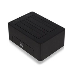 Dock Station Dual Ewent AAACET0186 Dual 2.5"-3.5" USB 3.1 ABS цена и информация | Охлаждающие подставки и другие принадлежности | pigu.lt