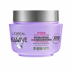 Plaukų kaukė L'Oreal Make Up Elvive Hidra, 300 ml kaina ir informacija | Priemonės plaukų stiprinimui | pigu.lt