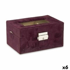 Laikrodžių dėžutė Gift Decor 16 x 8,5 x 11 cm kaina ir informacija | Interjero detalės | pigu.lt