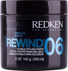 Plaukų formavimo pasta Redken Rewind 06, 150 ml kaina ir informacija | Plaukų formavimo priemonės | pigu.lt