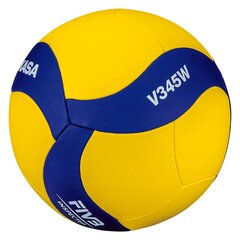 Tinklinio kamuolys Mikasa V345W, patvirtintas FIVB, 5 dydis kaina ir informacija | Tinklinio kamuoliai | pigu.lt