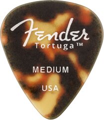 6 mediatorių komplektas Fender Tortuga 351 Medium kaina ir informacija | Priedai muzikos instrumentams | pigu.lt