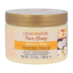 Plaukų kremas Creme Of Nature Pure Honey Moisturizing Whip Twist Cream, 326 g kaina ir informacija | Priemonės plaukų stiprinimui | pigu.lt