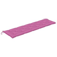 Suoliuko pagalvėlė, rožinės spalvos, 180x50x7cm, audinys kaina ir informacija | Pagalvės, užvalkalai, apsaugos | pigu.lt