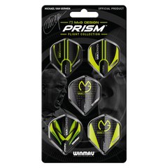 Sparnelių rinkinys Winmau Prism MvG, įvairių spalvų цена и информация | Дартс | pigu.lt