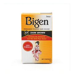 Ilgalaikiai dažai Bigen Nº57 Dark Brown, 6 g kaina ir informacija | Plaukų dažai | pigu.lt