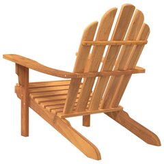 Sodo adirondack kėdė, 79x95x92cm, tikmedžio medienos masyvas цена и информация | Садовые стулья, кресла, пуфы | pigu.lt