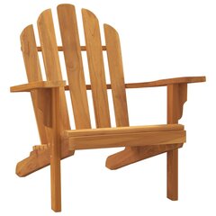 Sodo adirondack kėdė, 79x95x92cm, tikmedžio medienos masyvas цена и информация | Садовые стулья, кресла, пуфы | pigu.lt