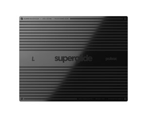 Superglide Glass Mousepad Black L Stiklinis Pelės kilimėlis kaina ir informacija | Pelės | pigu.lt