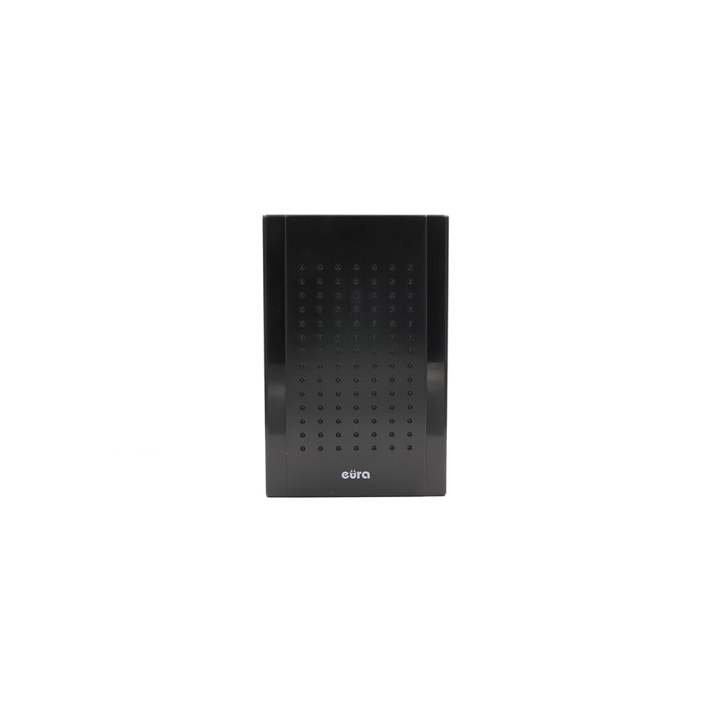 Dviejų garsų durų skambutis Eura DB-23A3 Black ~ 230V AC цена и информация | Durų skambučiai, akutės | pigu.lt