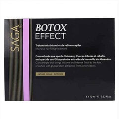 Priemonė suteikianti apimties plaukams Saga Botox Effect 6 x 10 ml kaina ir informacija | Priemonės plaukų stiprinimui | pigu.lt