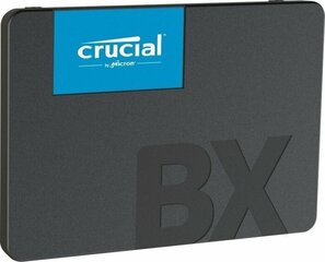 SSD|CRUCIAL|BX500|1TB|SATA 3.0|Write speed 500 MBytes/sec|Read speed 540 MBytes/sec|2,5"|TBW 360 TB|CT1000BX500SSD1 цена и информация | Внутренние жёсткие диски (HDD, SSD, Hybrid) | pigu.lt