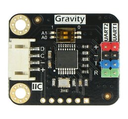 Konverteris DFRobot DFR0627 Gravity I2C 2x UART kaina ir informacija | Apsaugos sistemos, valdikliai | pigu.lt