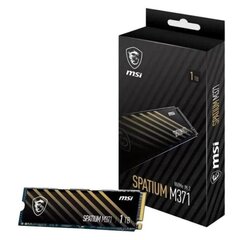 MSI SPATIUM M371, 1TB (S78-440L870-P83) kaina ir informacija | Vidiniai kietieji diskai (HDD, SSD, Hybrid) | pigu.lt