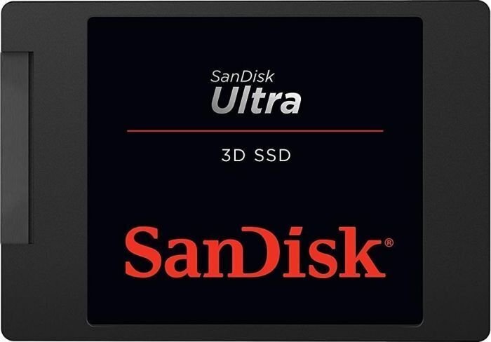 SanDisk Ultra 3D 2TB SATA3 (SDSSDH3-2T00-G25) цена и информация | Vidiniai kietieji diskai (HDD, SSD, Hybrid) | pigu.lt