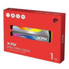 ADATA XPG Spectrix S20G цена и информация | Внутренние жёсткие диски (HDD, SSD, Hybrid) | pigu.lt