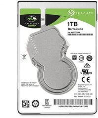 Seagate BarraCuda 1TB SATA3 (ST1000LM049) kaina ir informacija | Vidiniai kietieji diskai (HDD, SSD, Hybrid) | pigu.lt