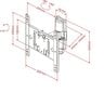 M Flexarm & II Small 15-32” цена и информация | Televizorių laikikliai, tvirtinimai | pigu.lt