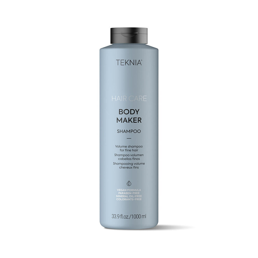 Šampūnas Lakmé Teknia Hair Care Body Maker, 1000 ml цена и информация | Šampūnai | pigu.lt