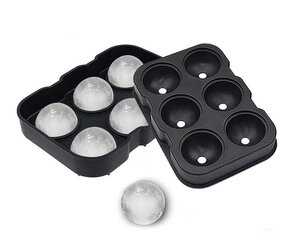 Silikoninė formelė ledo kamuoliukams, 6 vnt kaina ir informacija | Virtuvės įrankiai | pigu.lt