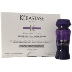 Koncentratas plaukams Kerastase Blond Absolu Ultra Violet 10x12 ml kaina ir informacija | Priemonės plaukų stiprinimui | pigu.lt